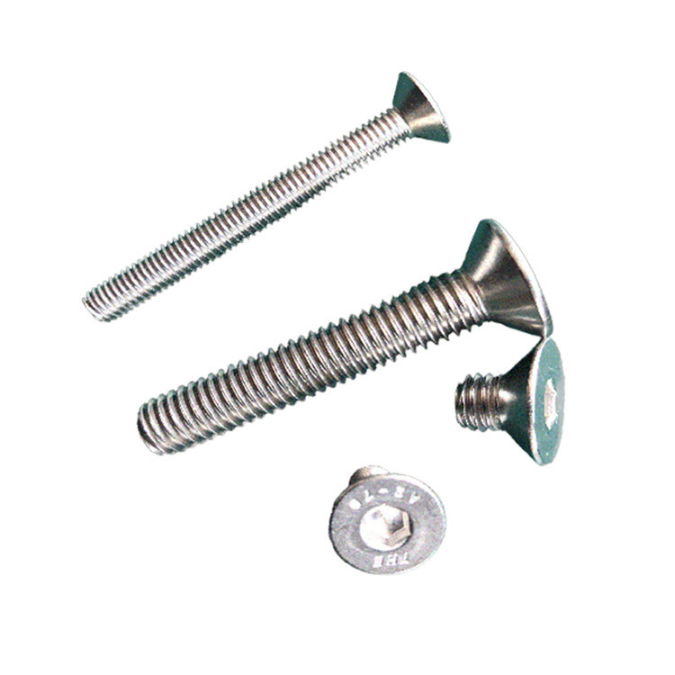 Нержавеющая сталь Контрзагруженный шестиугольный розетковый винт с плоской головой M2M3M4M5M6