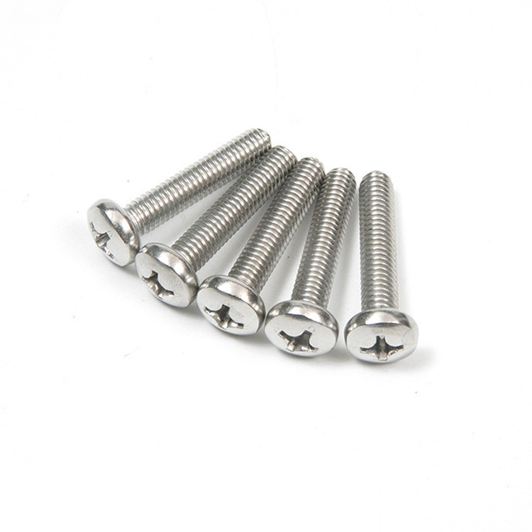Нержавеющая сталь Крестный Филипс Круглый Панель Голова Болт Винт M3 M4 M5 M6 M8 GB818 304 A2-40