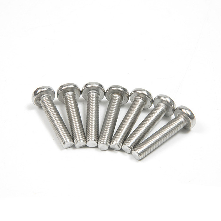 304 316 Нержавеющая сталь полный нить Phillips Pan голова машины винты INCH простой отделки
