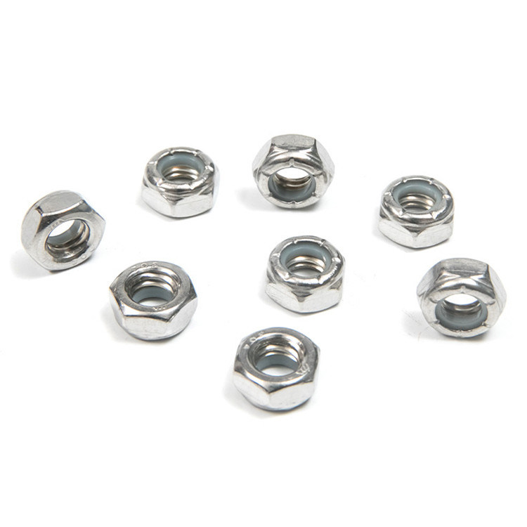 UNC Нержавеющая сталь тонкая нить шестеренная нейлон вставка блокировать орешек контроль и другие отделки