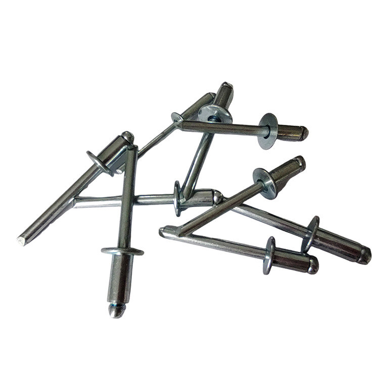 Железные круглоголовые закрытые ниты длина 4,8 мм для высокопрочных промышленных применений