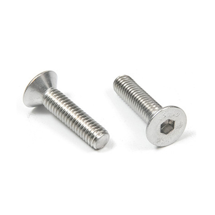HEX Metric M4 M5 M6 M8 M10 Алюминиевые винты для розетки с головой из нержавеющей стали