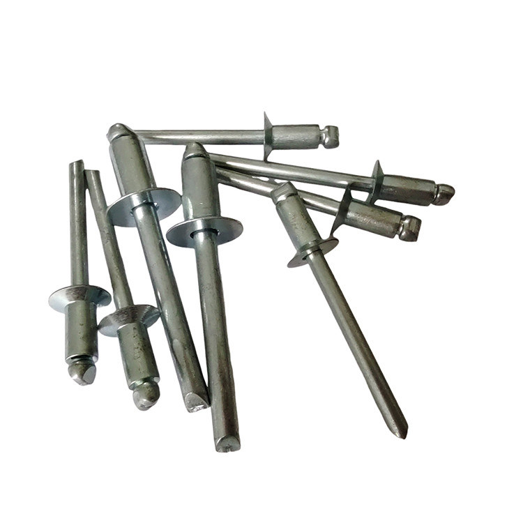 6.4мм открытый конец противозатопленная голова слепые нитки в белом для легкой установки из железа