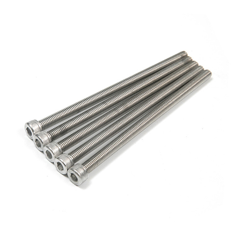 Нержавеющая сталь 304 316 Pan Head Hex Socket Caphead Machine Screw Full Thread Half Thread