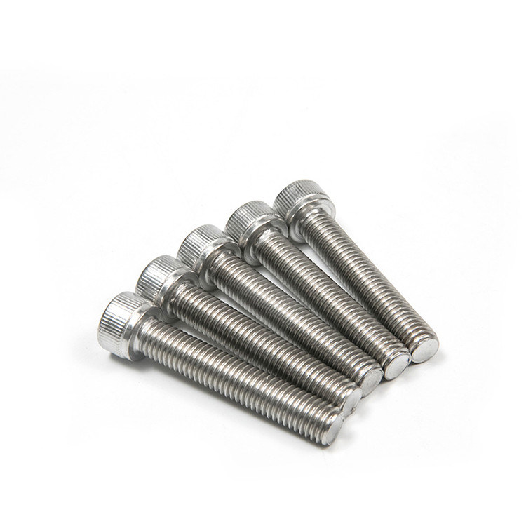 Полный нить Тип нержавеющей стали головка бока болты M3 M4 M5 M6 шестеренковый розетка Аллен ключ болт DIN912