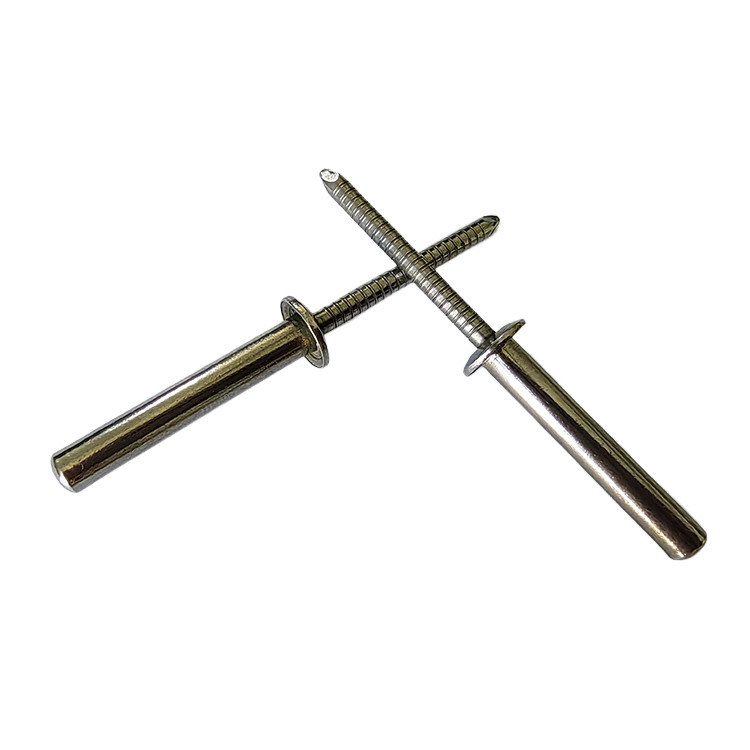 Тяжелая и закрытая концовка Нержавеющая сталь Круглая голова слепой нить с стандартом DIN