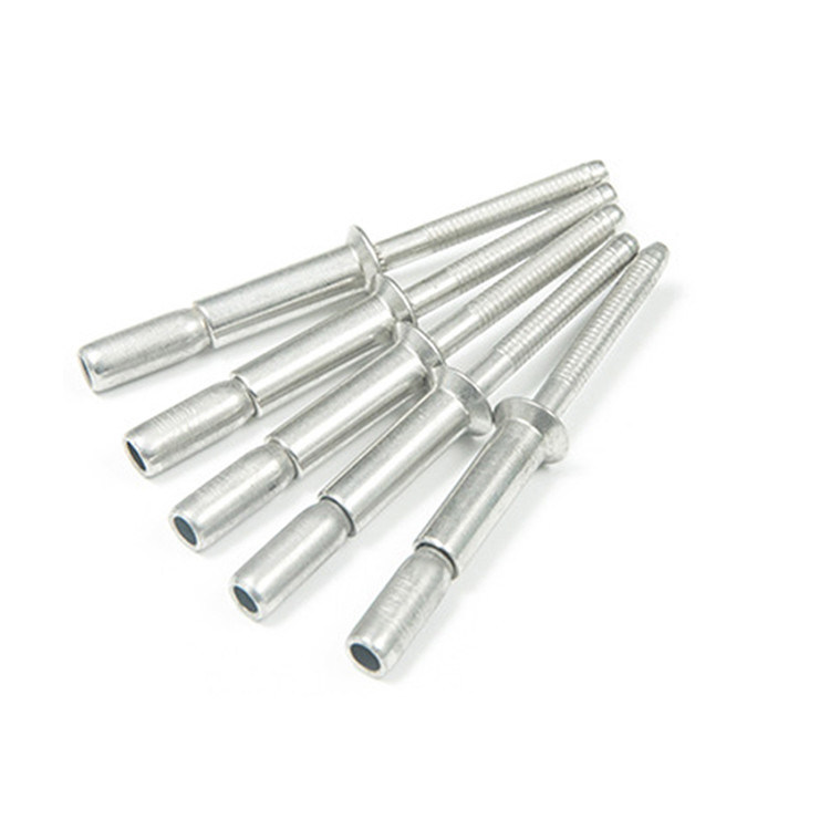 Серебряная нержавеющая сталь 304 Всестальная открытый тип слепые нитки 4,8 6,4 мм и производительность